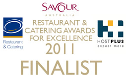 Savour Australia - Restaurant and Catering Awards For Excellence 2011 Finalist - SydneysBestWeddingCaterer.com.au